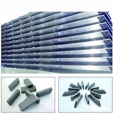 2200mm 2500mm Stone Diamond Blade Gang Saw Blade 75Cr1 65mn