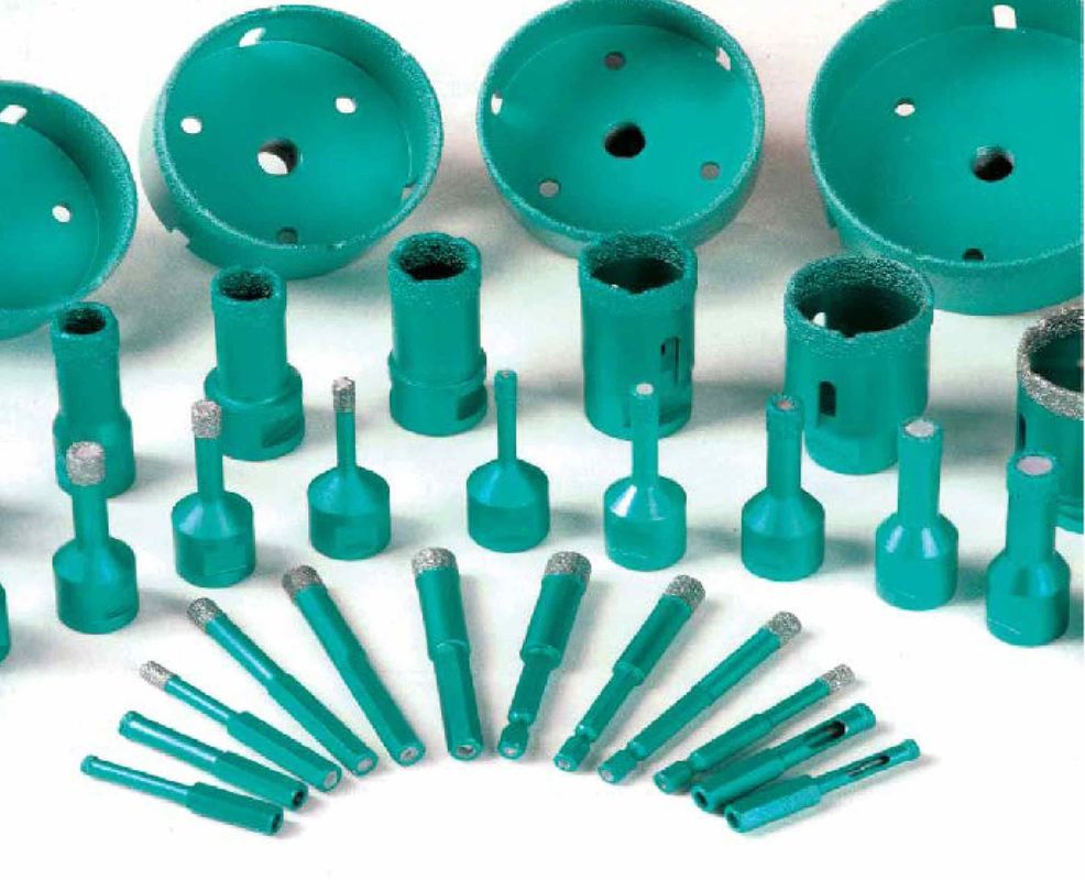 U Shape Vacuum Brazed Diamond Drill Bit Diamond Core Drill 18 To 120MM