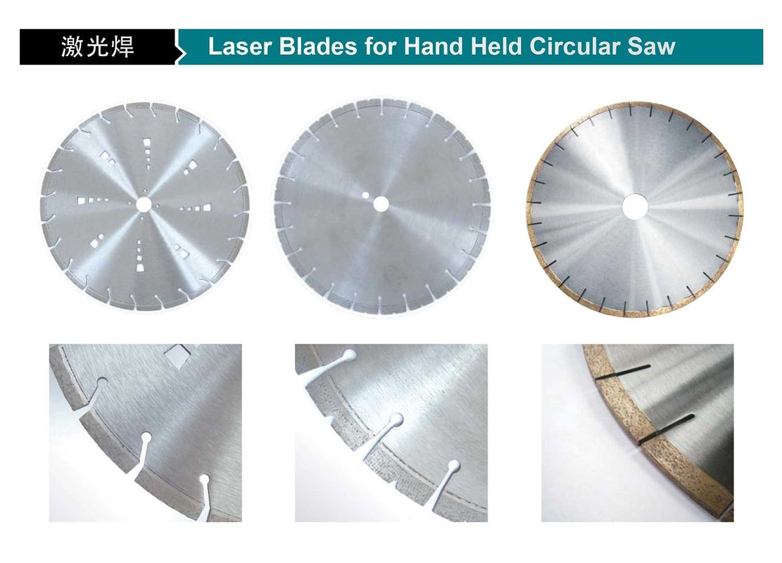 105mm 4in Laser Welding Diamond Saw Blade Wave Turbo Steel Core